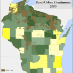 Wisconsin Counties: Rural-Urban Continuum